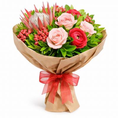 Букеты с ранункулюсами