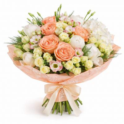 Букеты с пионами