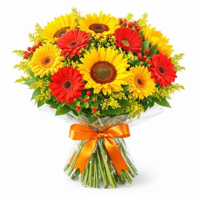 Букеты с мимозой