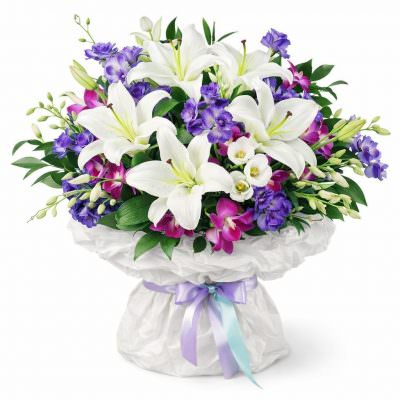 Букеты с аспидистрой