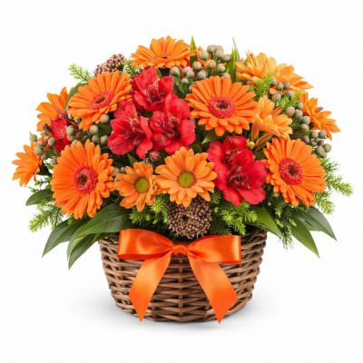 Корзина с цветами «Солнечный луч»