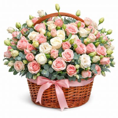 Цветочная корзина «Очарование»