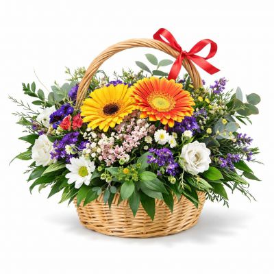 Цветочная композиция «Светофор»