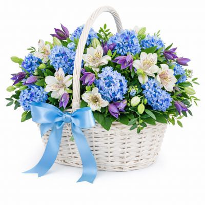 Корзина цветов «Цветочная гармония»