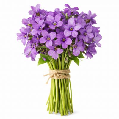 Букеты с фиалками