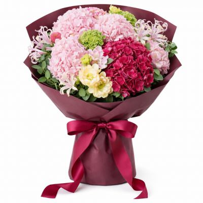 Букет из цветов «Розовый шик»