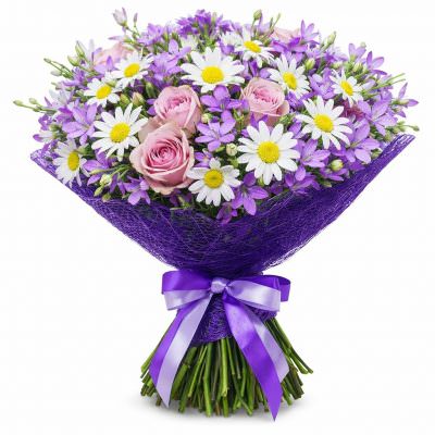 Букеты с колокольчиками