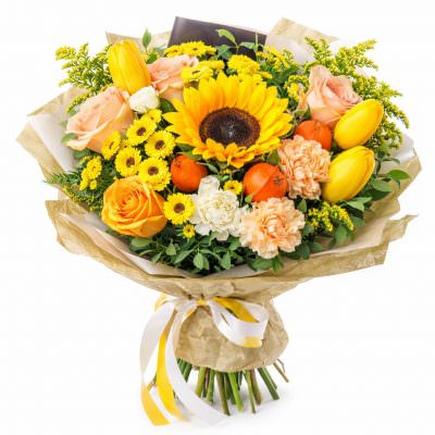 Роскошный букет «Летний закат»