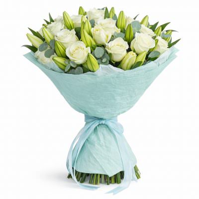 Букет цветов «Рассветный бриз»