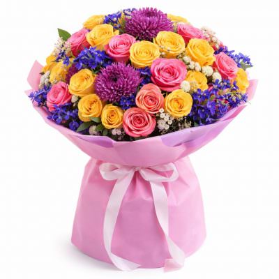 Дизайнерский букет «Цветочные фантазии»