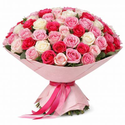 Букет с розами «Лунный свет»