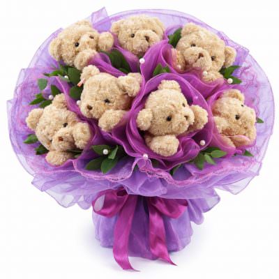 Букет «Плюшевые мечты»